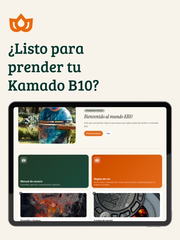 Kamado B10 App iPad screenshot 2