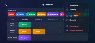 Days Timetable iPhone screenshot