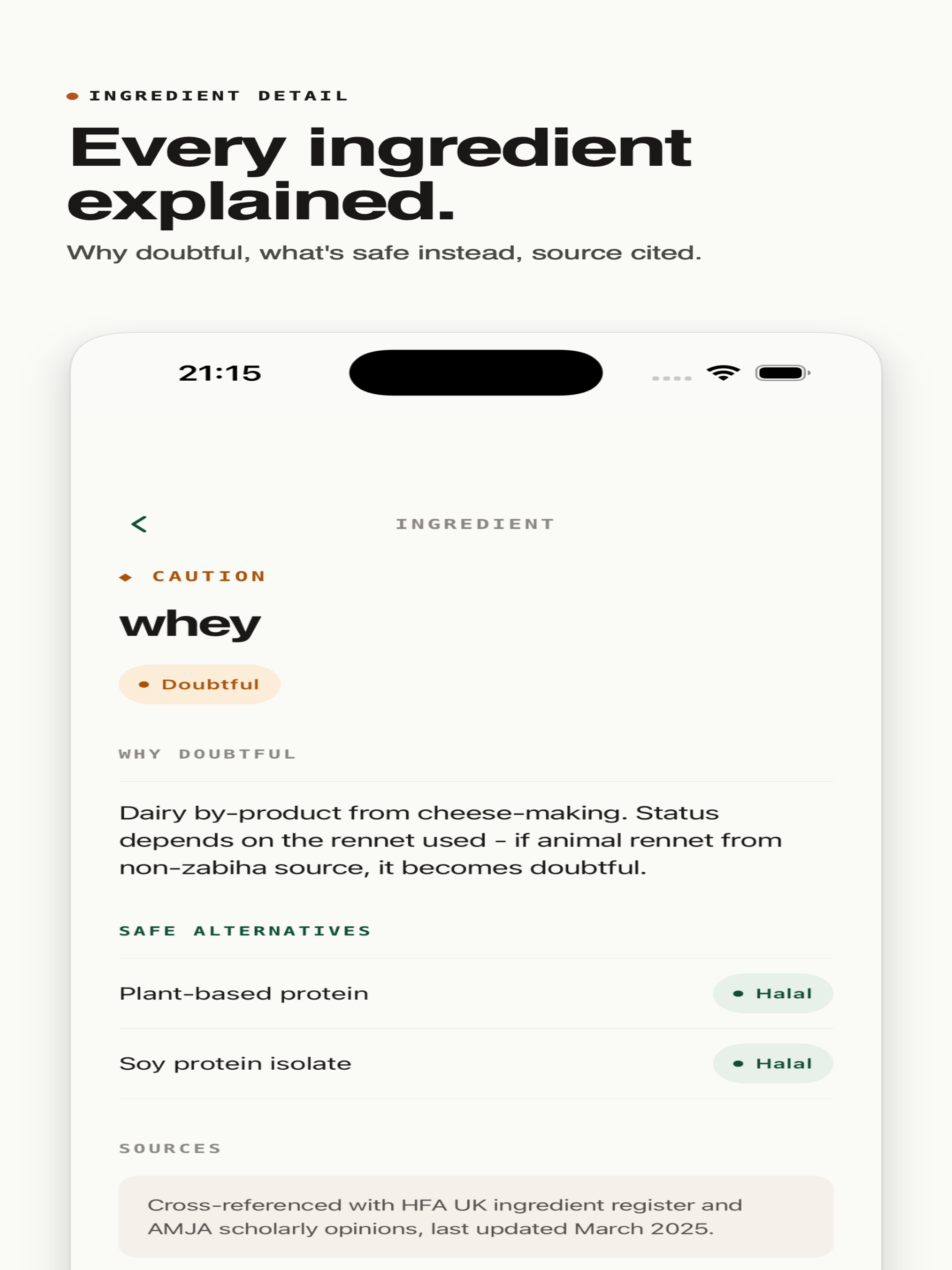HalalSafe - Ingredient Scanner screenshot 14