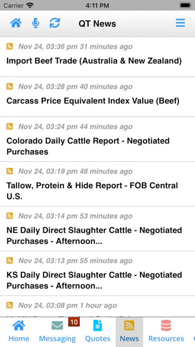Linn Mobile Quotes Screenshot