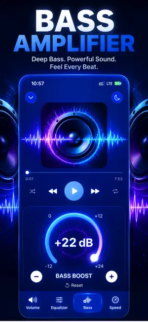 Volume Booster Max - Loud Bass screenshot 2