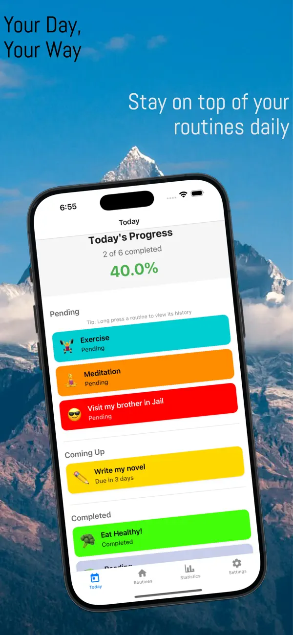 Screenshot #3 pour Awesome Routine Tracker
