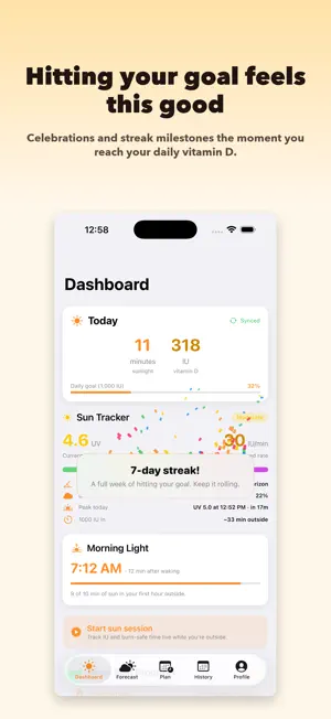 SolGlow: Vitamin D Tracker screenshot 1