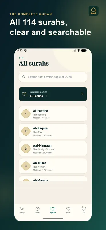 Ayah Garden: Quran & Prayer screenshot 2 of 6