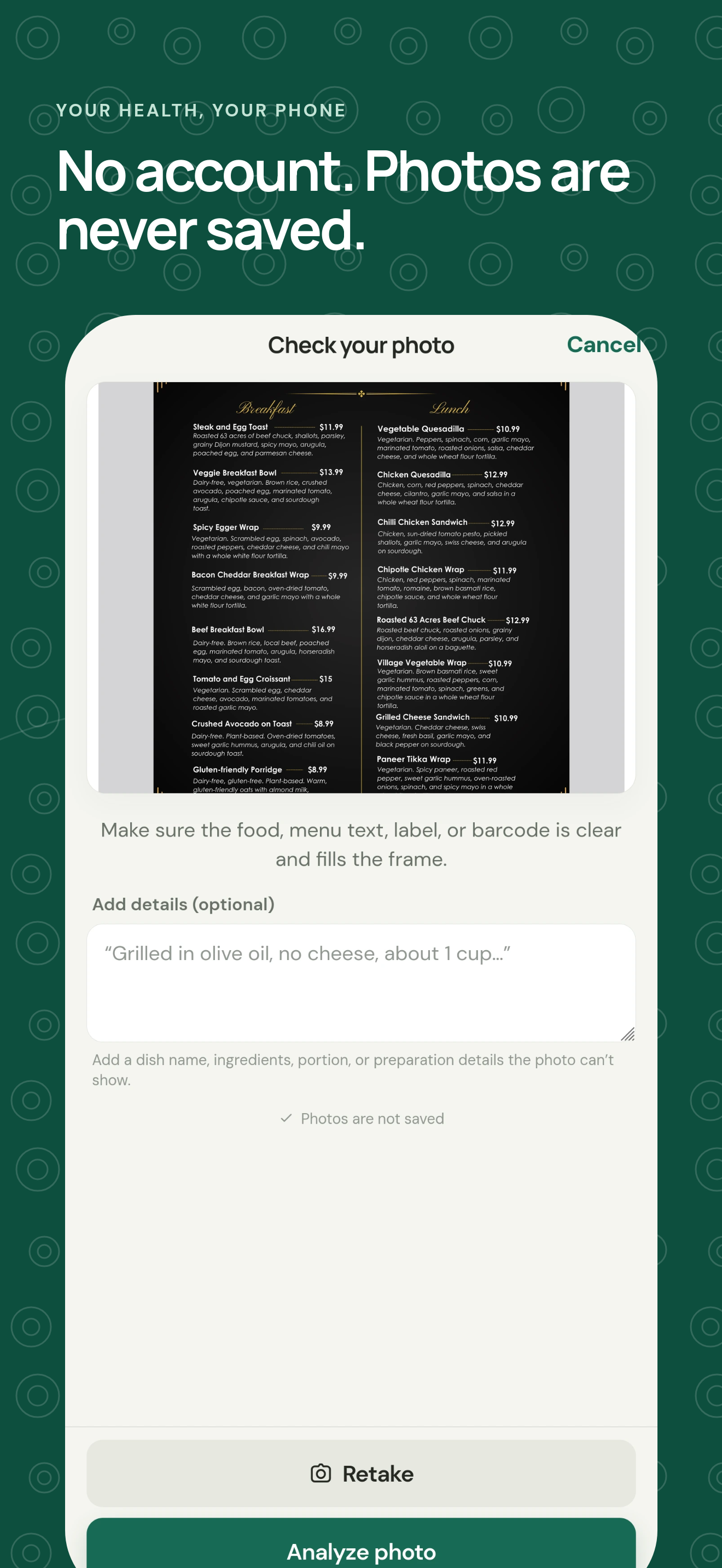 PlateCompass: Eat Heart-Smart screenshot 5