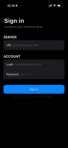 My Notificator screenshot