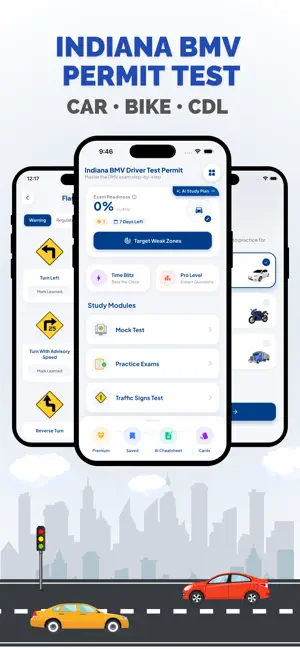 Indiana BMV Practice Test 2026 screenshot 1