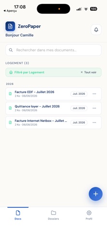 ZeroPaper : Papiers & Factures Screenshot 4 of 6