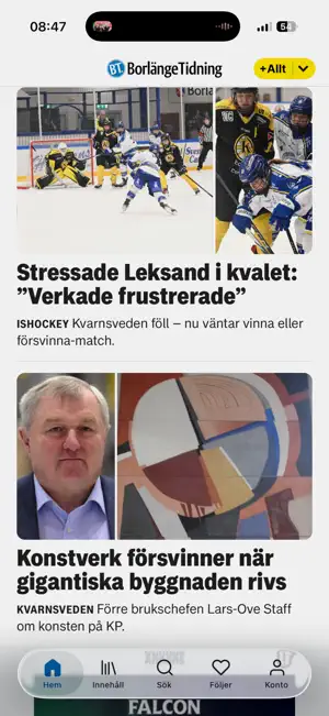 Borlänge Tidning screenshot 2