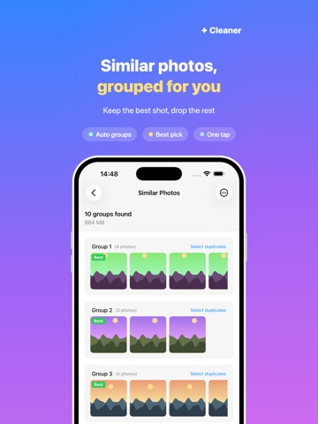 Cleaner: Free Up Phone Storage iPad screenshot