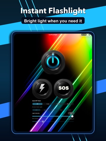 iLed Flashlight: SOS Watch ipad screenshot 3