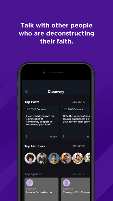 TNE Connect iPhone screenshot 3 - Social Networking app