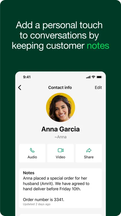 Screenshot 6 di 6 di WhatsApp Business