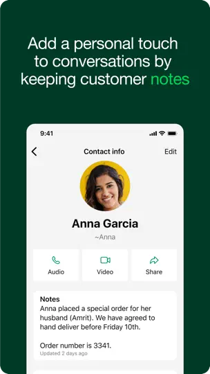 WhatsApp Business iPhone Screenshot 6