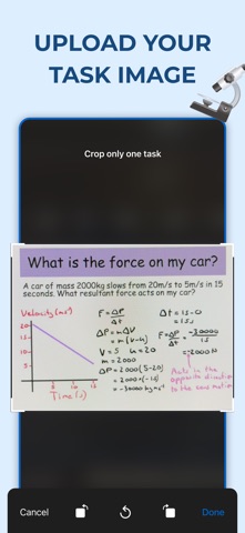 Physics AI Photo Solver iPhone screenshot