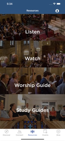 Central Church NYC iPhone screenshot