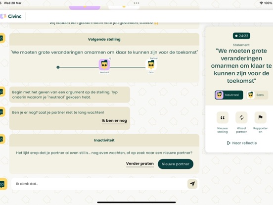 Screenshot #6 pour Civinc chat