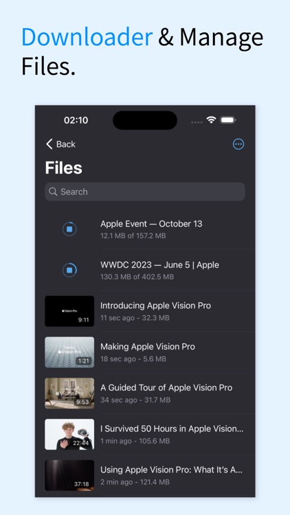Offline: Files, Browser, VPN