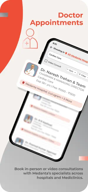 Medanta iPhone screenshot 2