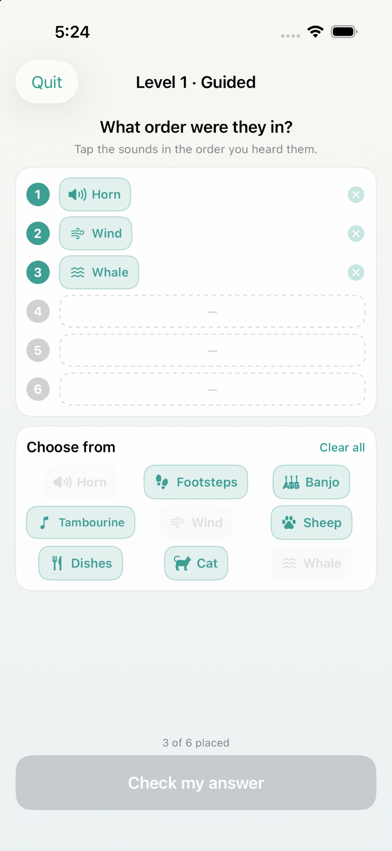 Screenshot 2 of Sound Recall