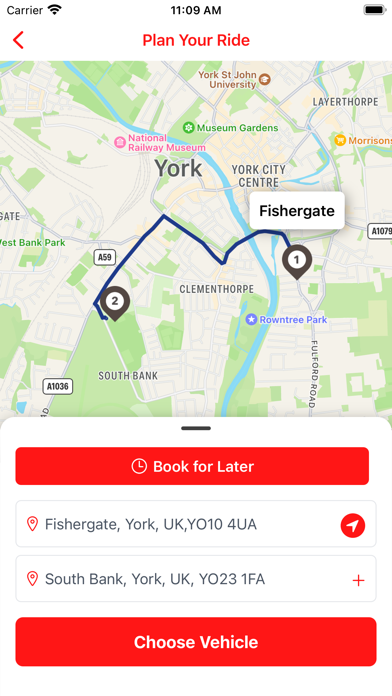 Screenshot #1 pour York Cars