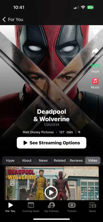 Movie App : capture d’écran 4 sur 10