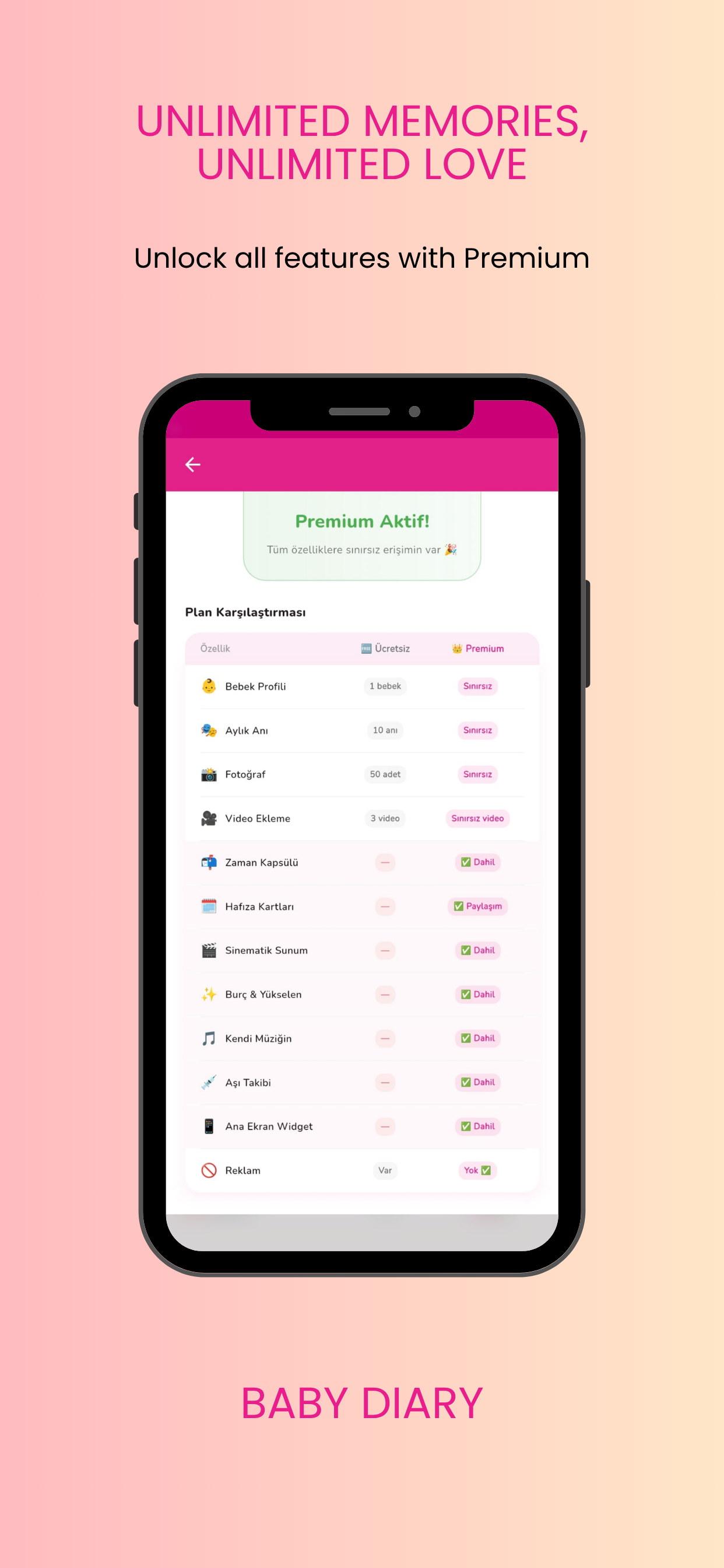Baby Diary: Memory & Growth screenshot 9