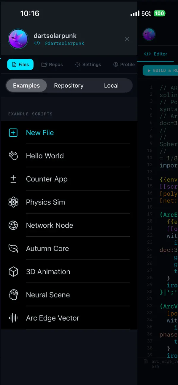 Screenshot #3 pour Ash Tree IDE