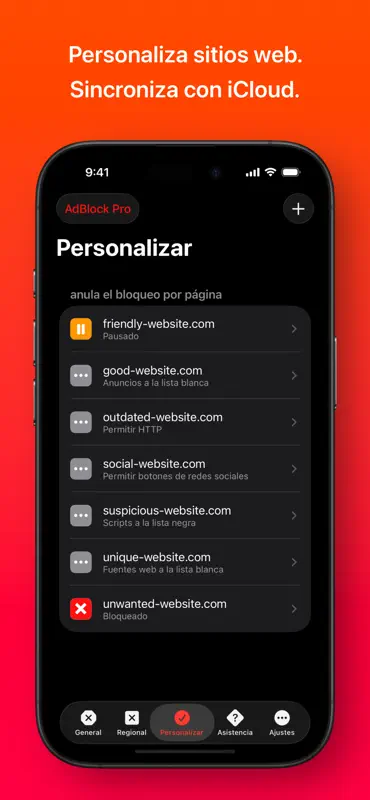 AdBlock Pro para Safari screenshot 4 of 6