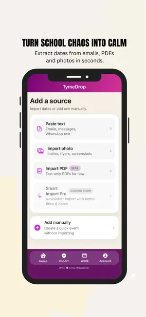 School Calendar - TymeDrop screenshot 2