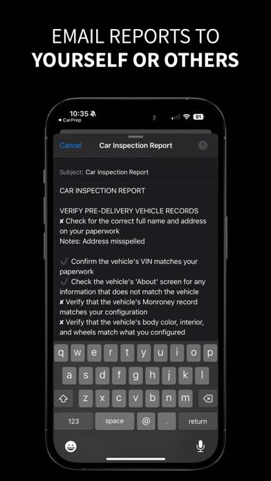 Screenshot #1 pour CarPrep