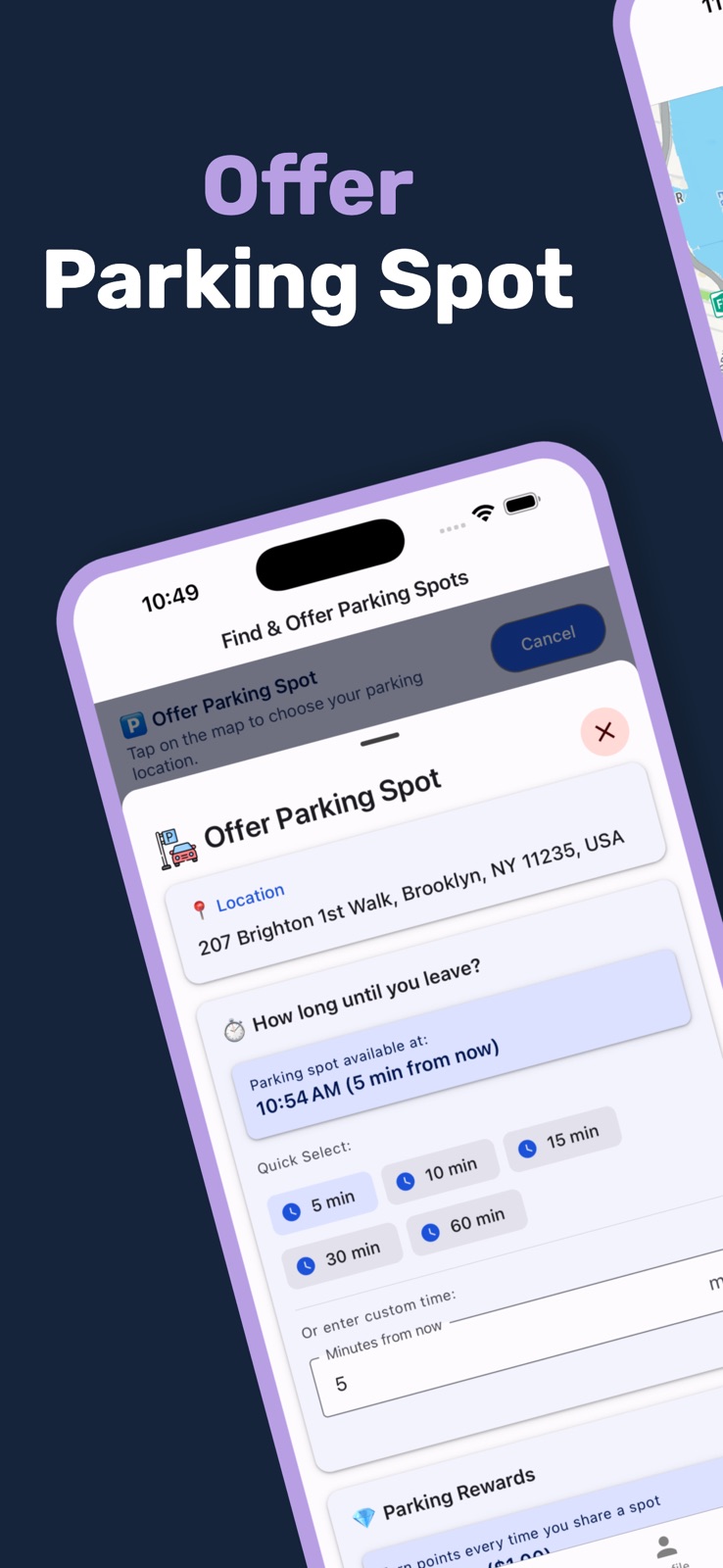ParkingSwap — Find Spots iphone screenshot 1
