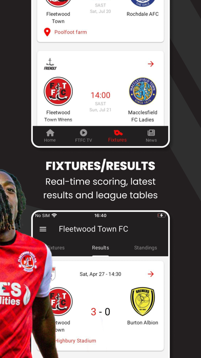 Fleetwood Town FC Screenshot
