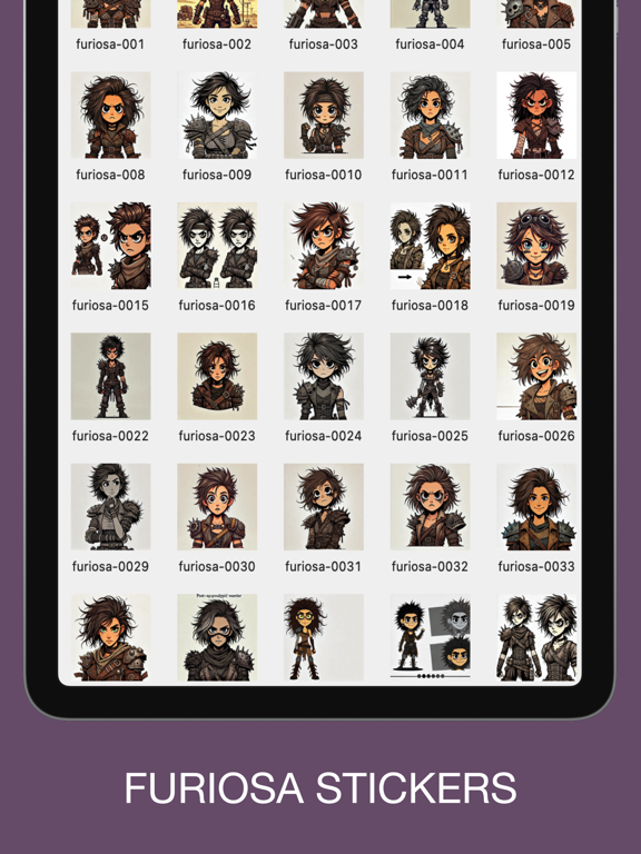 Screenshot #6 pour Furiosa Emotes Stickers