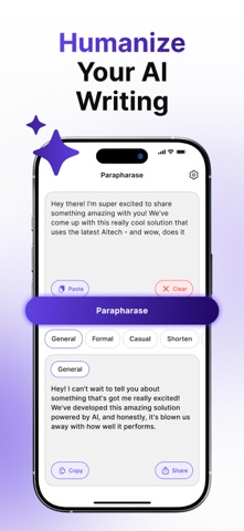 Persopot AI. Rewrite any text screenshot