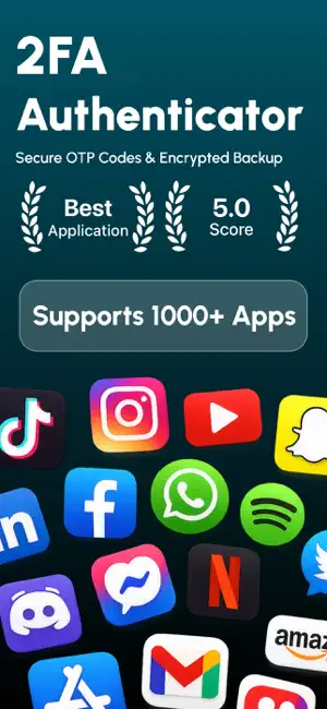 AuthGuard – 2FA & OTP Codes screenshot 1