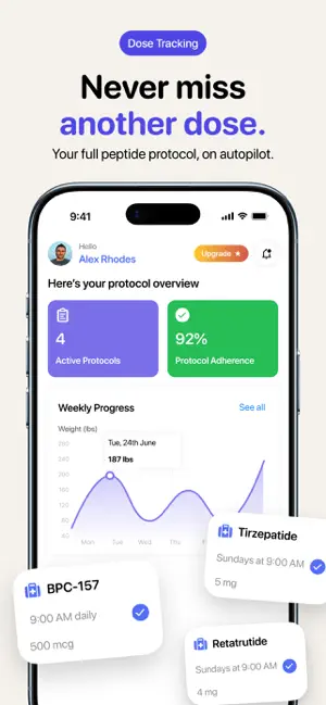 PepTracker: Dose Log screenshot 2