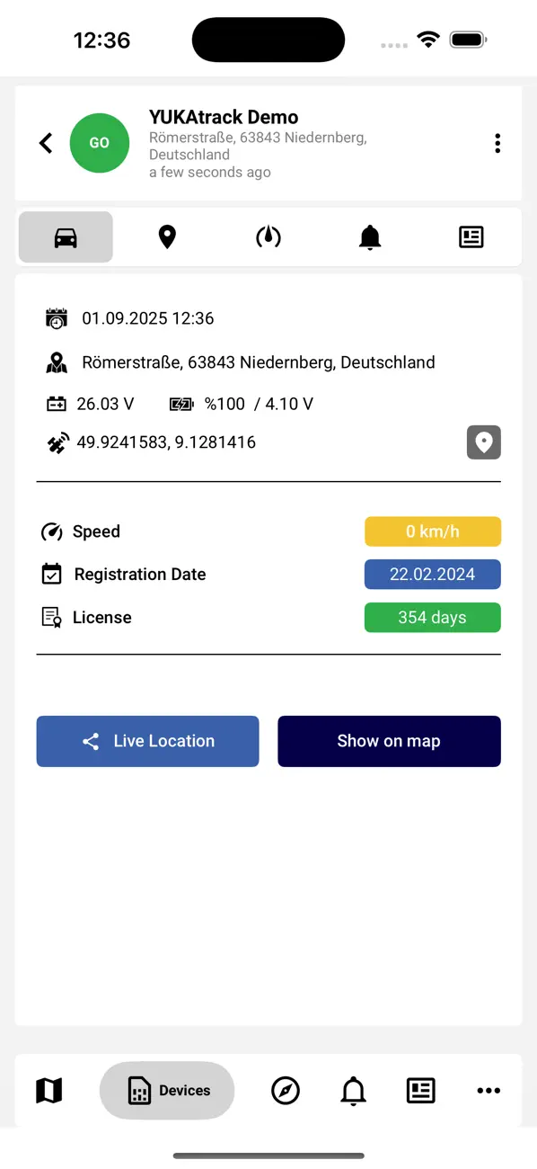 Screenshot #3 pour YUKAtrack