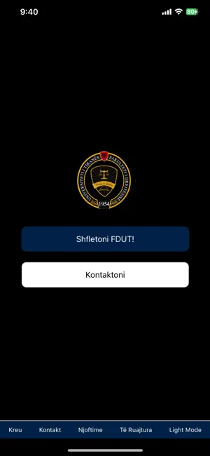 FDUT - Fakulteti i Drejtësisë screenshot 1