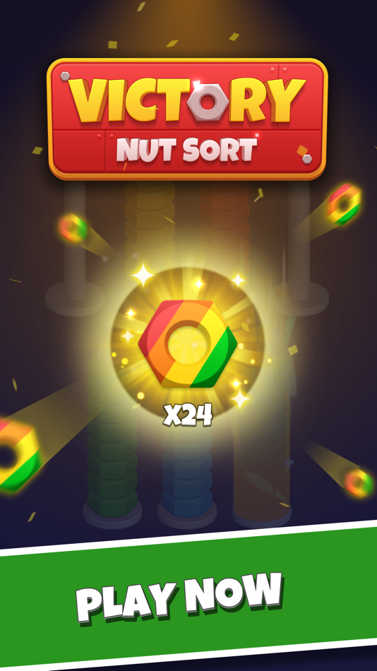 #7. Nut Sort-Color Puzzle Games (iOS) 由: Kiwi Fun HK Limited