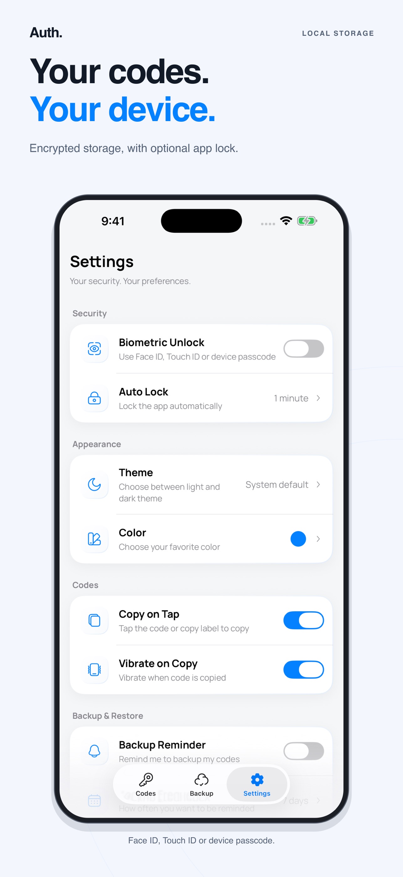 Screenshot 3 of Auth. - Authenticator 2FA