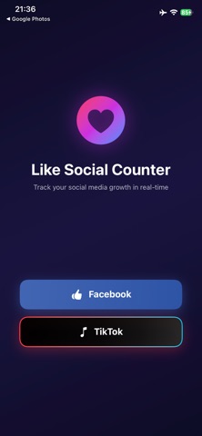 Likes Pro: Social Counter iPhone screenshot