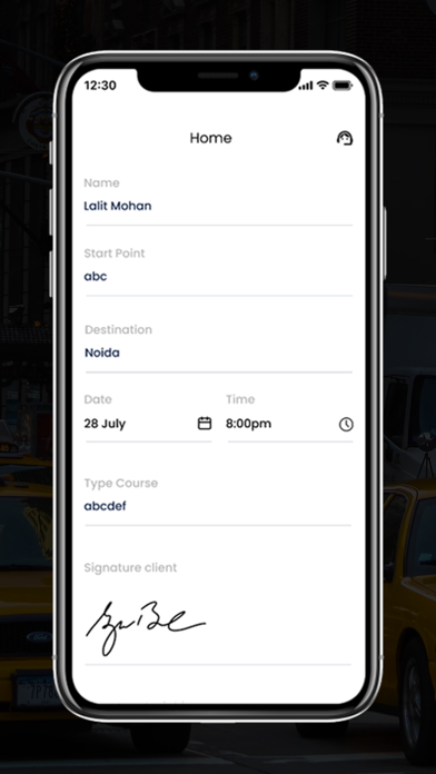 ABC Travel Voucher Screenshot