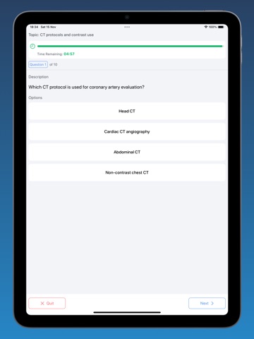 Radiology -Quiz iPad screenshot