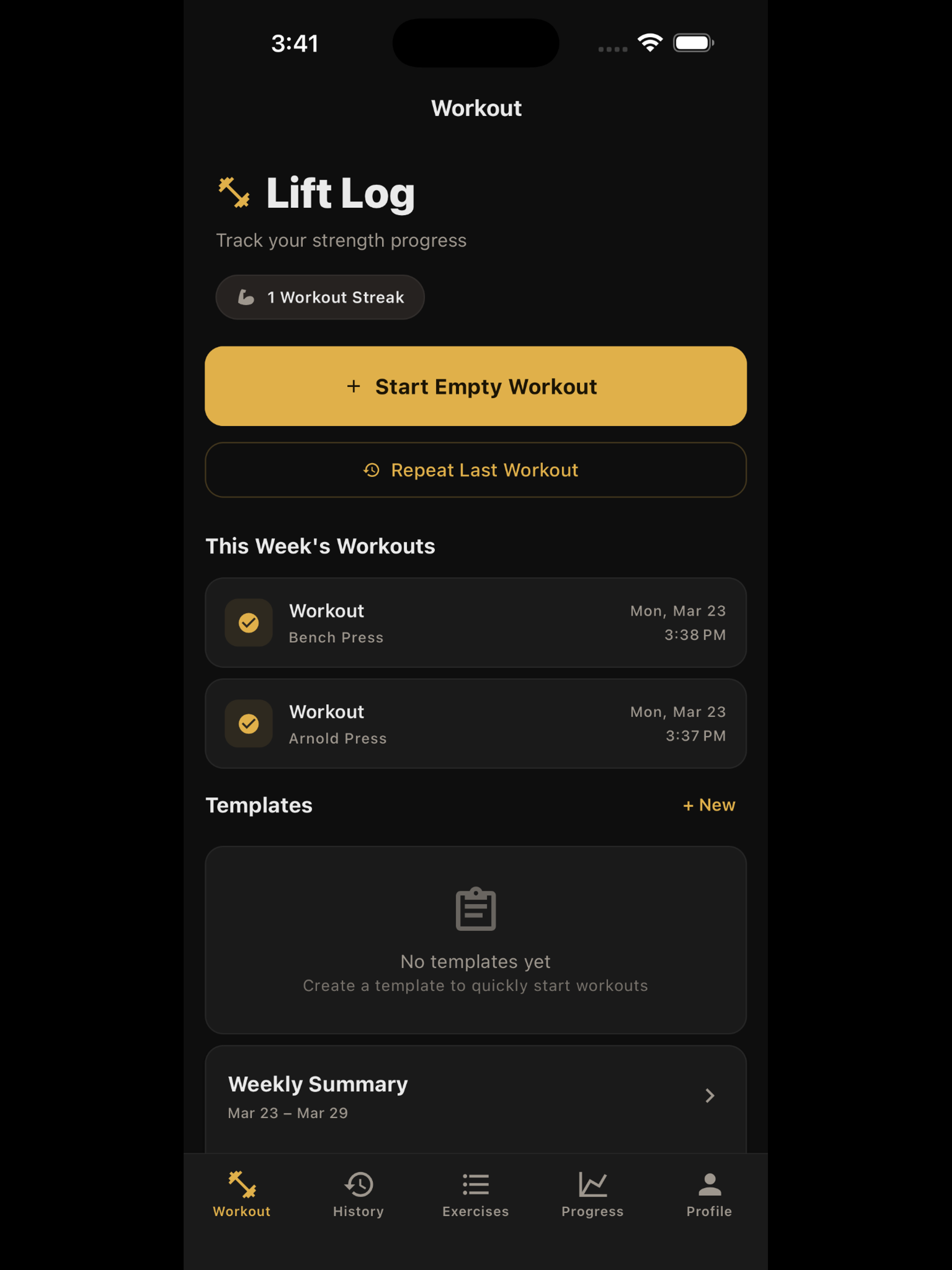 LiftLog: Strength Tracker screenshot 10