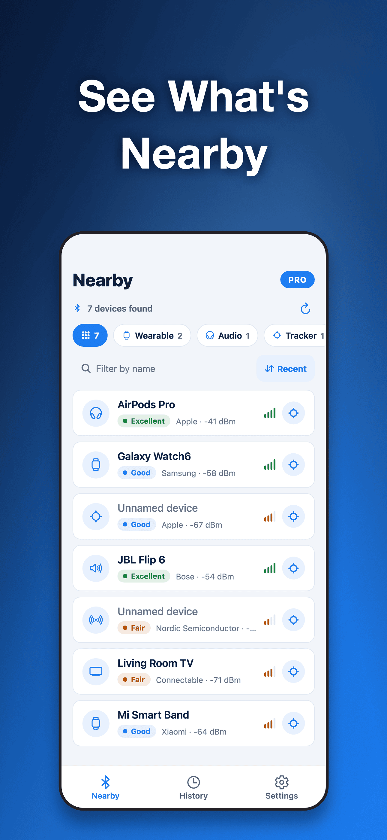 Bluetooth Scanner・Finder screenshot 2