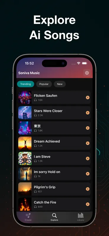 AI Song Maker - Soniva Music screenshot 5 of 6