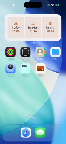 Chio: One-Tap Expense Tracker screenshot 5