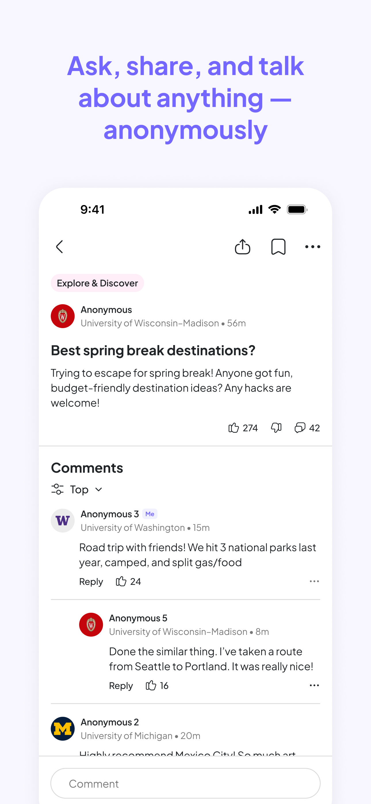 Blur: College Campus Community screenshot 4
