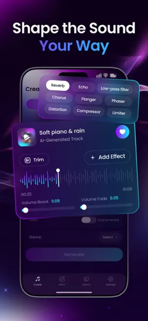 SonGo: AI Music & Lyrics Maker iPhone screenshot 4